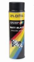 Краска аэрозольная Motip черная, 500 мл.