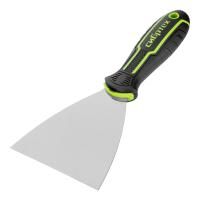 Шпательная лопатка из нержавеющей стали, 100 мм, 2-компонентная рукоятка Сибртех