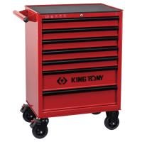 Тележка инструментальная, 7 выдвижных ящиков, "CLASSIС" KING TONY 87434-7U