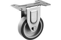 Неповоротное колесо термопластич. резина/полипропилен ЗУБР Профессионал d=75 мм г/п 60 кг 30946-75-F