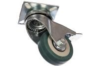 Поворотное колесо с тормозом ЗУБР резина/полипропилен d=50 мм г/п 35 кг 30956-50-B