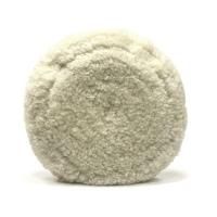 Шерстяной полировальник ROXELPRO на липучке 180 мм, кручёная овечья шерсть