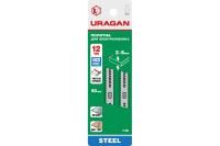URAGAN по металлу, HSS, EU-хвост., шаг 2мм, 50мм, 2 шт., полотна для эл/лобзика 159485-2