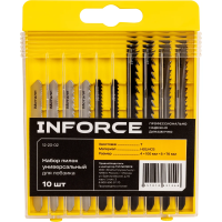 Набор пилок универсальный для лобзика Inforce 12-23-02