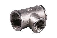 Тройник GENERAL FITTINGS переходной, никелированная латунь, г/г/г, 3/4"-1/2"-3/4"