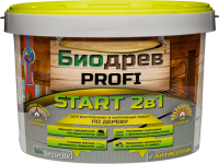 Биодрев PROFI «START 2в1» 10 кг бесцветный (грунт-пропитка с защитой от плесени и грибка)