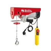Таль электрическая QUATTRO ELEMENTI TL-500 (1100Вт, 250/500кг, трос 12м, блок полиспаст в компл.)