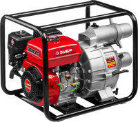 Мотопомпа бензиновая для грязной воды ЗУБР, МПГ-1000-80, 1000 л/мин