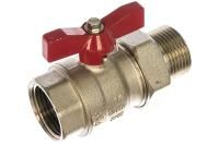 Шаровой кран ЗУБР Ø 1" "мама-папа" 51357-N-1