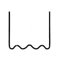 RedHotDot Скоба волнообразная, 0.6 мм, 100 шт.