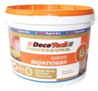 Краска DecoTech Professional акриловая, матовая