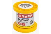 Припой ЗУБР 50гр 1мм трубка пос 40 55451-050-10C