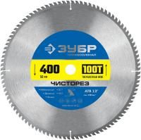 ЗУБР Чисторез, 400 x 50 мм, 100Т, пильный диск по дереву, Профессионал (36905-400-50-100)