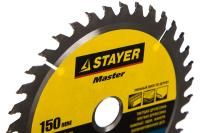 STAYER Super line 150 x 20мм 36T, диск пильный по дереву, точный рез, 3682-150-20-36