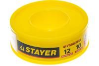 Фумлента STAYER 0,075ммх12ммх10м 0,40 г/см3 12360-12-040