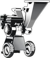 ЗУБР 50 мм, бензиновый садовый измельчитель (БИС-50)