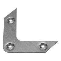 Уголок оконный, 1.2 мм, 50 х 50 мм, цинк Сибртех