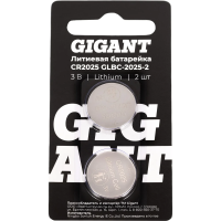 Литиевая батарейка Gigant Lithium CR2025