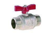 Шаровой кран ЗУБР Ø 1/2" "папа-папа"  51355-N-1/2