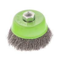 СИБРТЕХ Щетка для УШМ, 75 мм, М14, чашка, витая проволока 0.3 мм