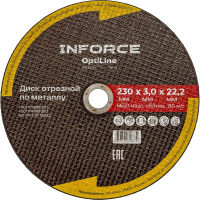 Диск отрезной по металлу Inforce OptiLine