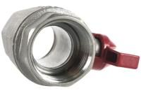 Шаровой кран ЗУБР Ø 1" "мама-мама" 51353-N-1