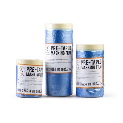 RoxelPro Маск. плёнка ROXTOP с клеящей лентой 110° со стат.эффектом, 3500мм х 17м