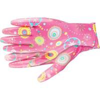 PALISAD Перчатки садовые из полиэстера с нитрильным обливом, красные, S Palisad