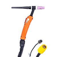 FoxWeld Горелка UnoTIG-17 4м (разъем М16, с кнопкой, пр-во FoxWeld/КНР)