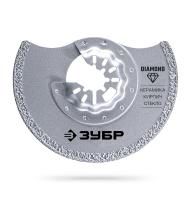 ЗУБР DIAMOND 85x2.2 мм полотно дисковое с алмазным зерном Р40: керамика, мрамор, стекло, кирпич, StarQuick (15584-85)