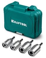 KRAFTOOL STUD DRIVER, 4 шт, М6, М8, М10, М12, набор ударных шпильковертов (26199)