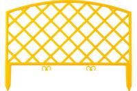 Декоративный забор GRINDA Плетень 28х320 см, желтый 422207-Y