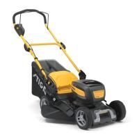 STIGA COMBI 743 Q AE, газонокосилка аккумуляторная, 41 см,  галван. сталь, батарея 4 Ач + зарядное в компл