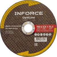 Диск отрезной по металлу Inforce OptiLine