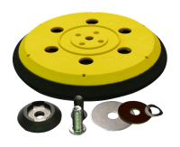 Подошва шлифовальная  сред/ жесткости, D 150 mm, Multiholes, 5/16'' + M8(не подходит на Scorpio 2,3)