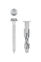 ЗУБР ФД-Ц 10 x 80 мм, фасадный дюбель, нейлон/цинк, 50 шт (301455-080)