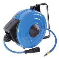 Шланг пневматический на автоматической катушке 8х12 мм, 15 м, полиуретановый, резьба 1/4" KING TONY 79912-15