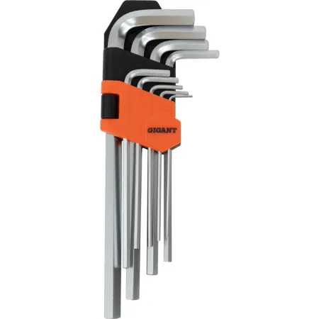 Набор шестигранных дюймовых ключей Gigant GKHI-9