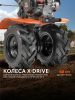 Мотоблок бензиновый PATRIOT Калуга М с колесами X-Drive