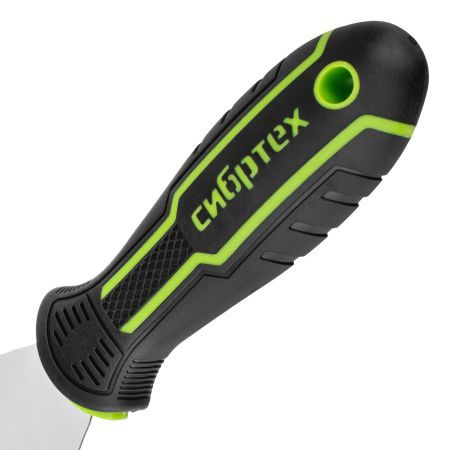 Шпательная лопатка из нержавеющей стали, 75 мм, 2-компонентная рукоятка Сибртех