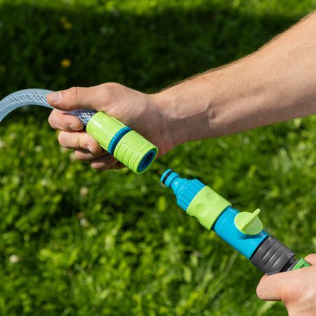 Шланг поливочный прозрачный армированный 3-х слойный, 1/2", 15 м Palisad