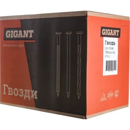 Гвоздь Gigant 2,5x70 BK 7200 шт.