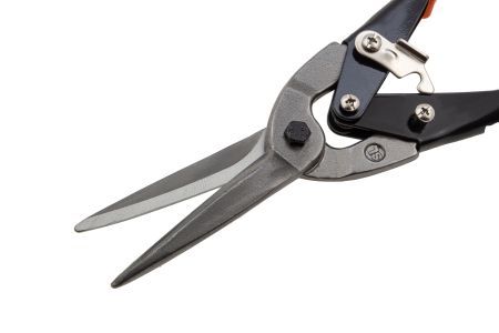 Ножницы по металлу, удлиненные, 290 мм, пряморежущие, обрезиненные рукоятки Sparta