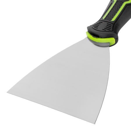 Шпательная лопатка из нержавеющей стали, 100 мм, 2-компонентная рукоятка Сибртех