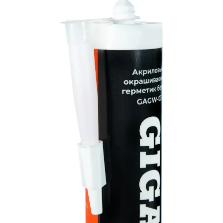 Акриловый окрашиваемый герметик Gigant GAGW-03