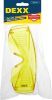 DEXX открытого типа, жёлтые, широкое моностекло с дополнительной боковой защитой и вентиляцией, защитные очки (11051)