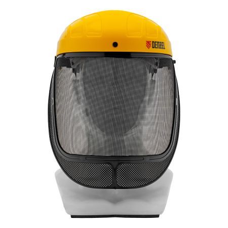 Щиток защитный лицевой с сеткой "СВОНА" НС-01 "ЛЮКС", плавная регулировка храповик Denzel