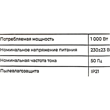 Электрический конвектор Gigant GECS-1 MT