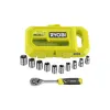 Набор из трещотки и торцевых головок RHRS10PC Ryobi
