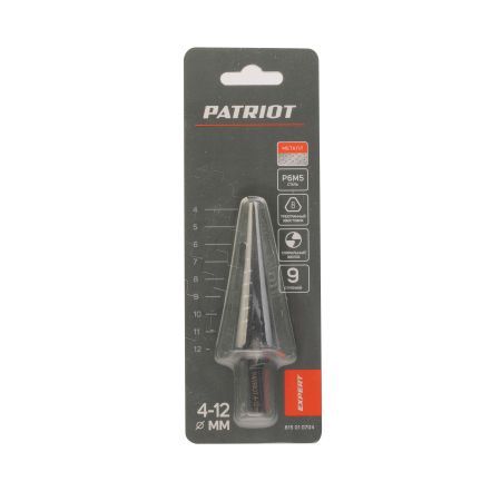 Сверло по металлу ступенчатое (4х12 мм, шаг 1 мм)